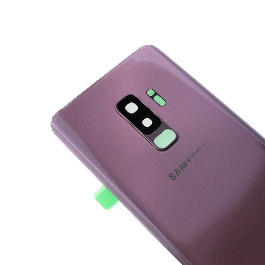 Brown Rear Cover Glass For Samsung Galaxy S9 Plus G965F-Purple