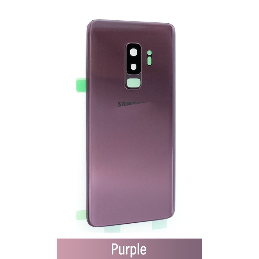 Brown Rear Cover Glass For Samsung Galaxy S9 Plus G965F-Purple