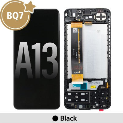 Tecguru-Samsung Galaxy A13 A135F LCD Screen Replacement Digitizer GH82-28508A/28653A (Service Pack)-Black