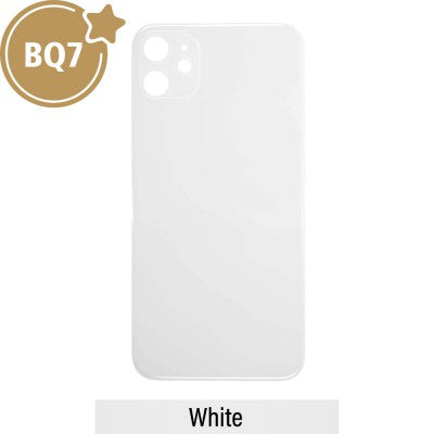 BQ7 Rear Glass Replacement with Bigger Size Camera Cut-out for iPhone 11-White