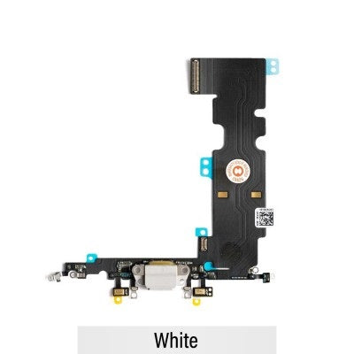 Red Charging Port Flex Cable for iPhone 8 Plus-White