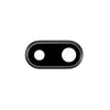 Rear Camera Lens with Bezel for iPhone 8 Plus-Black