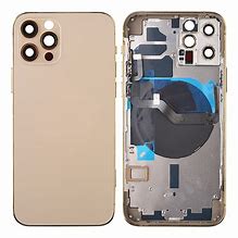 Rear Housing with Small Parts for iPhone 12 Pro (Purple)-Gold