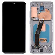 Red OLED Screen Replacement Digitizer With Frame For Samsung Galaxy S20 G980-Cosmic Grey