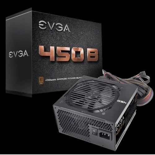 EVGA 450 BV 450W 80+ BRONZE Power Supply - Used - Grade A