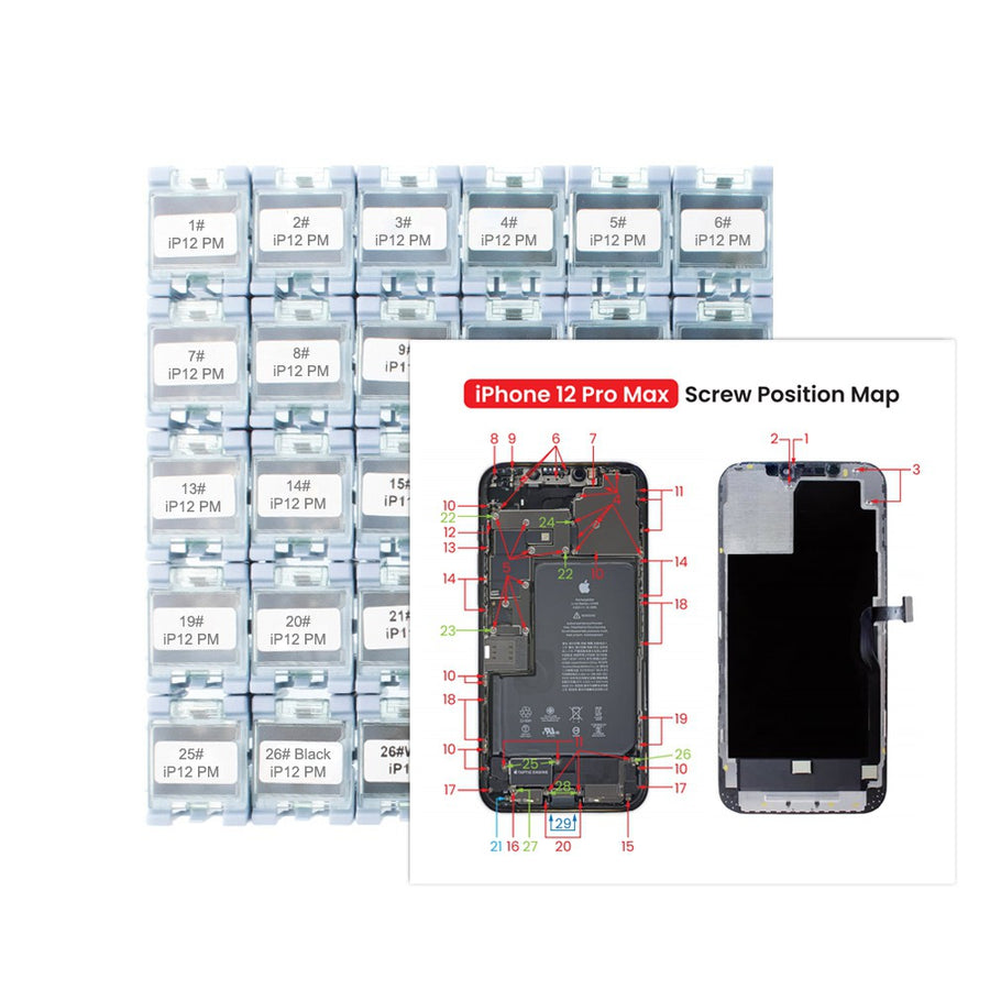 Full Set Screws Replacement Part for iPhone 12 Pro Max