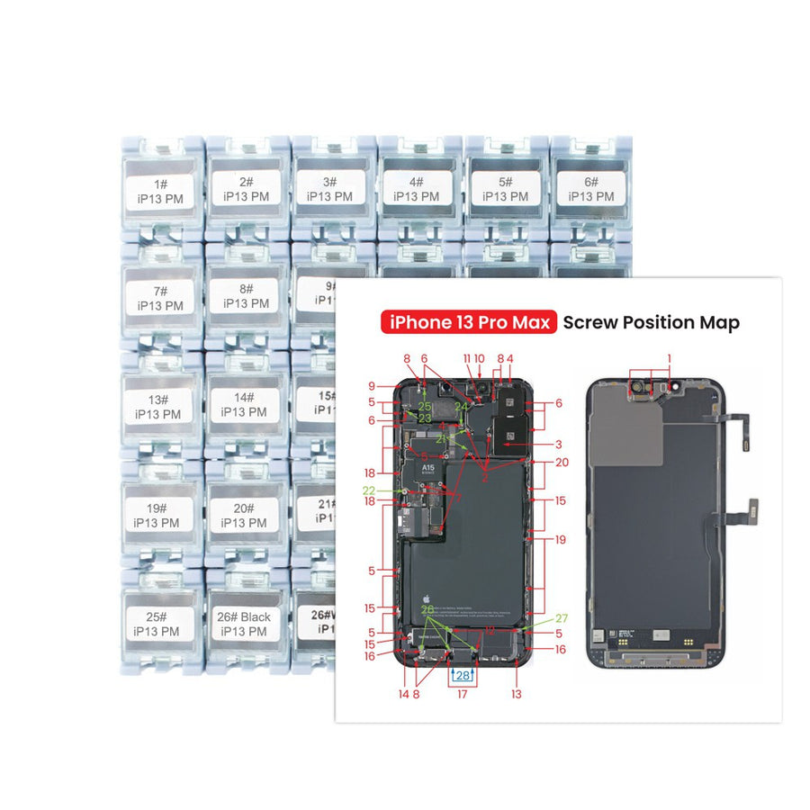 Full Set Screws Replacement Part for iPhone 13 Pro Max