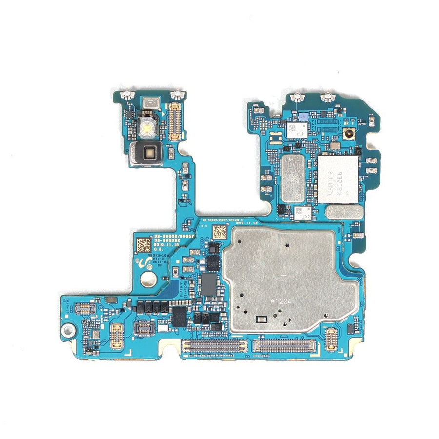 Motherboard (COMM) for Samsung Galaxy S20 Plus G985F GH82-22296A (Gold) (Need to write IMEI from Samsung software)