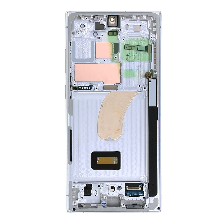 Samsung Galaxy S23 Ultra 5G S918B OLED Screen Replacement Digitizer GH82-30465G (Gold)-Sky Blue