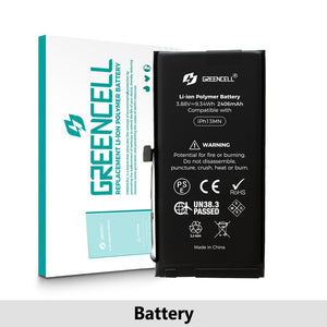 (2406mAh) iPhone 13 mini Replacement Battery with Adhesive Strips (Original chip best quality in the market )