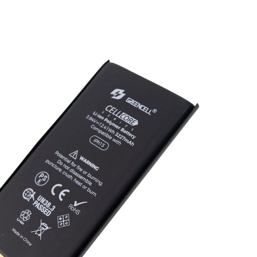 (Standard Capacity 3227mAh) iPhone 13 Replacement Battery Core with Adhesive Strips