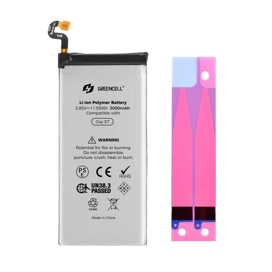 Samsung Galaxy S7 G930 Replacement Battery with Adhesive Strips 3000mAh