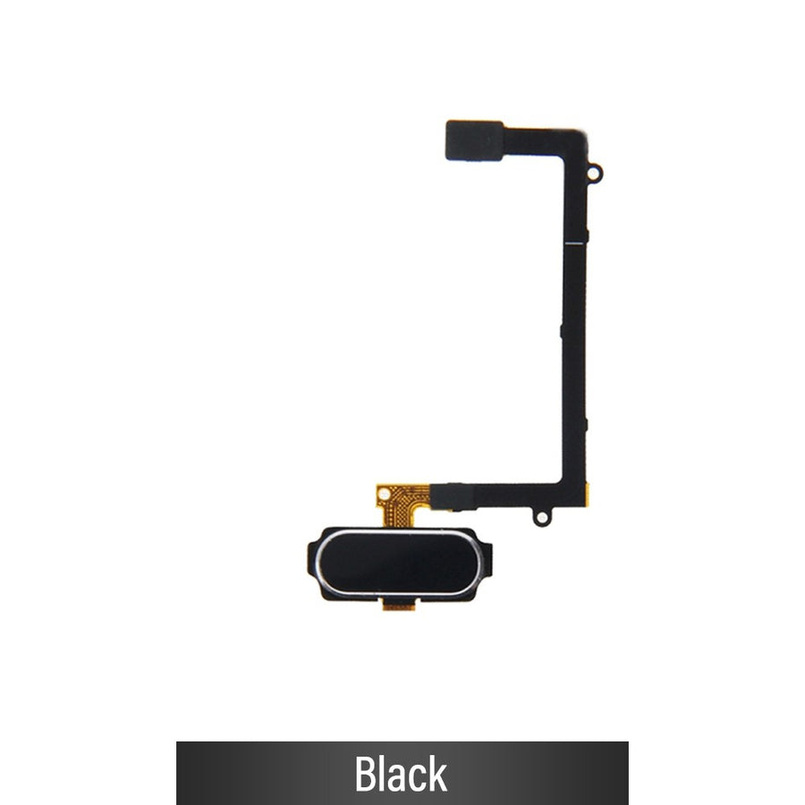 Home Button With Flex Cable For Samsung Galaxy S6 Edge G925F-Black