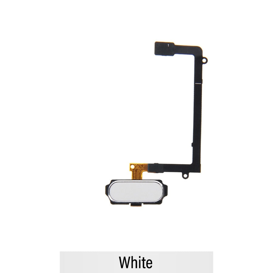 Home Button With Flex Cable For Samsung Galaxy S6 Edge G925F-White