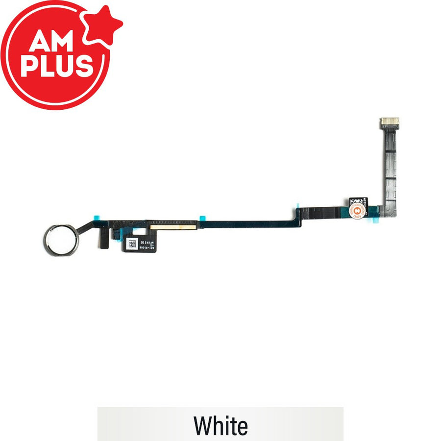 Red Home Button with Flex Cable for Apple iPad 5 2017 / iPad 6 2018-White