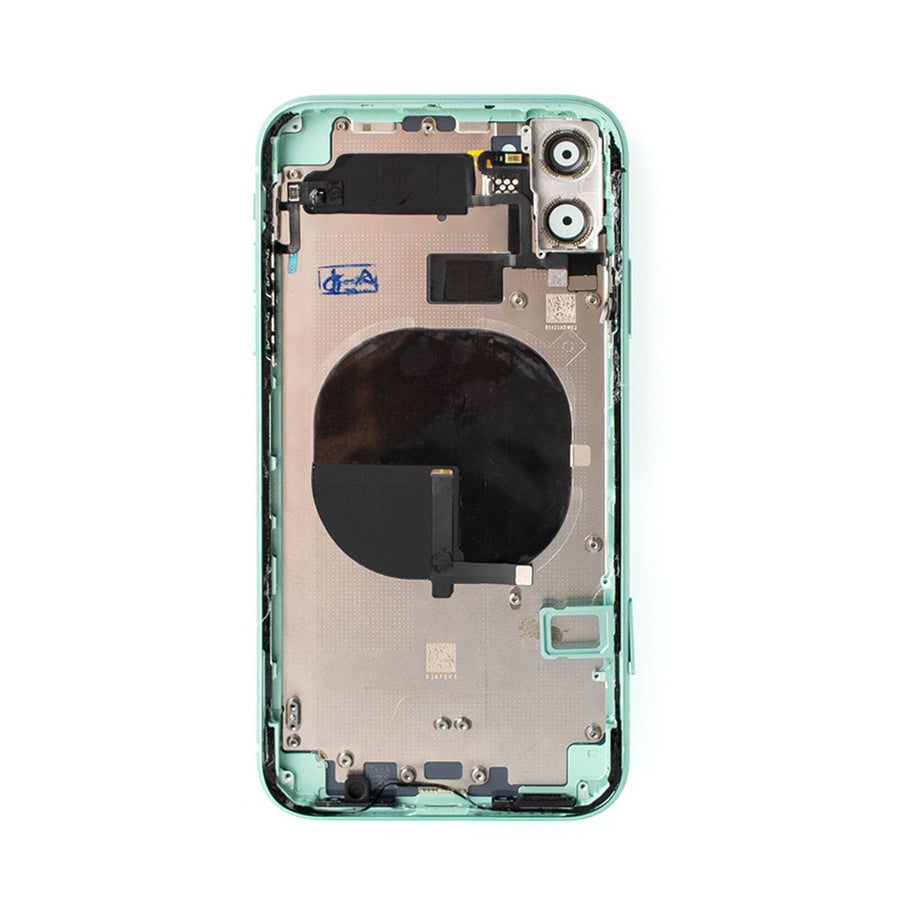 Rear Housing with Small Parts for iPhone 11 (Purple)-Green