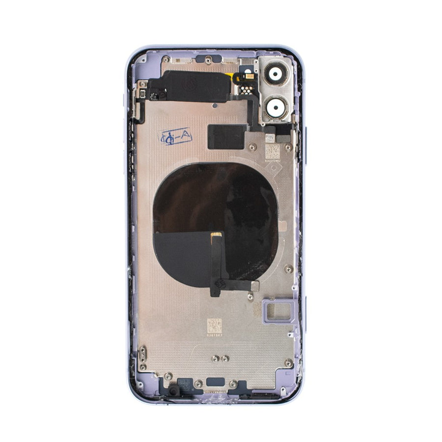 Rear Housing with Small Parts for iPhone 11 (Purple)-PurpleRear Housing with Small Parts for iPhone 11 (PULL-A)-PurpleRear Housing with Small Parts for iPhone 11 (Purple)-Purple