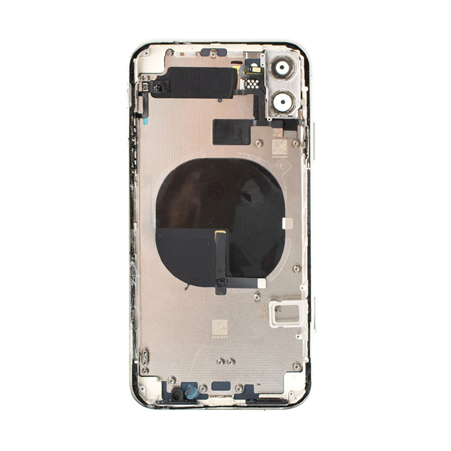 Rear Housing with Small Parts for iPhone 11 (Purple)-White