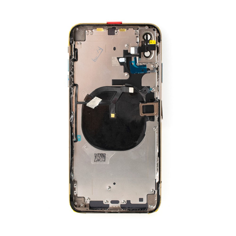 Rear Housing with Small Parts for iPhone XS Max (Purple)-Gold