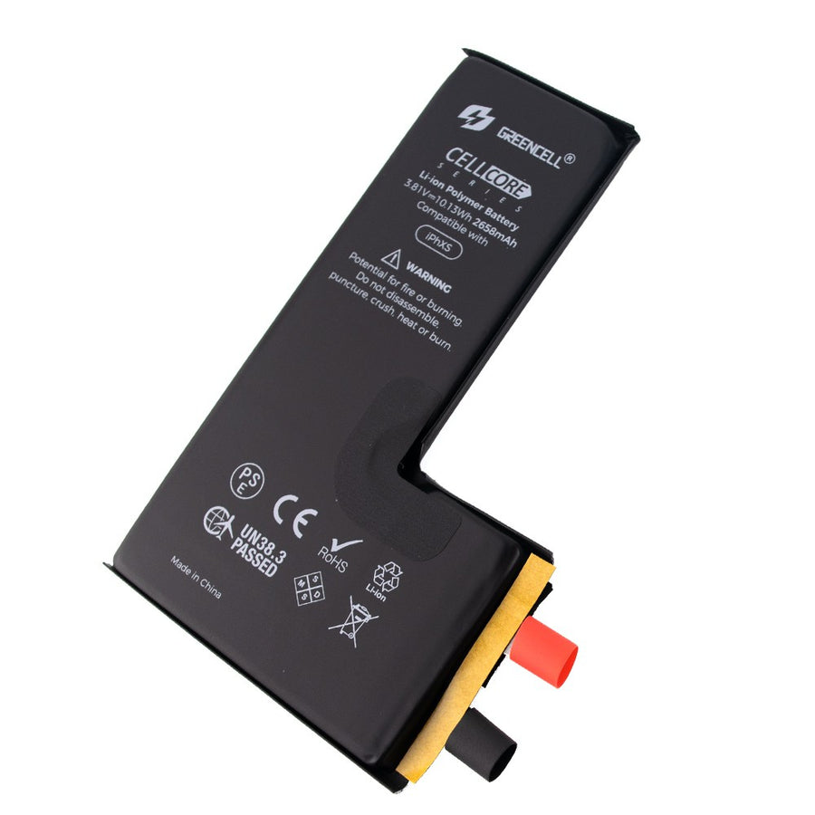 (Standard Capacity 2658mAh) iPhone XS Replacement Battery Core with Adhesive Strips
