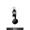 JC 6 Gen iPhone 7 / 7 Plus / 8 / 8 Plus / SE (2020) / SE (2022) Home Button (3D Edition)-Black