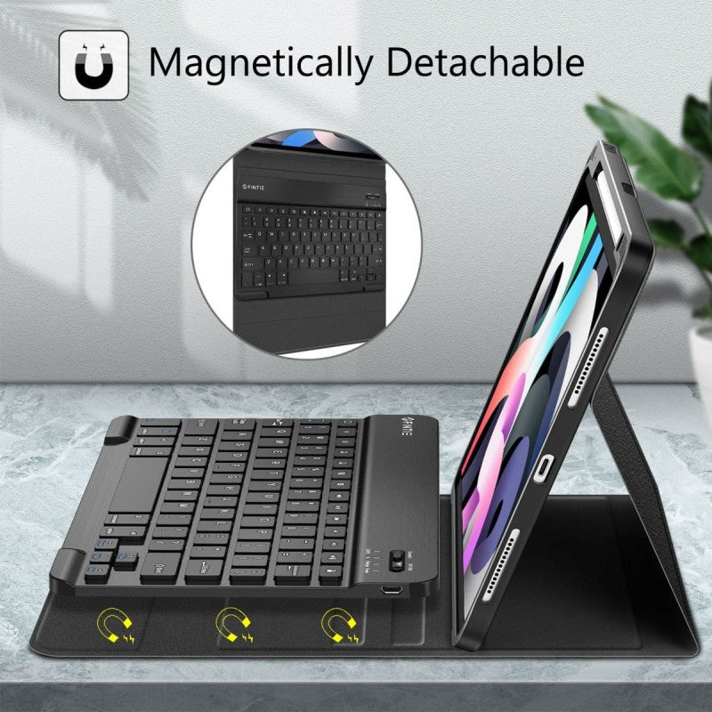 IPad Keyboard Case For IPad Magnetically Detachable Wireless Keyboard Folio Cover iPad 10.2 7/8/9