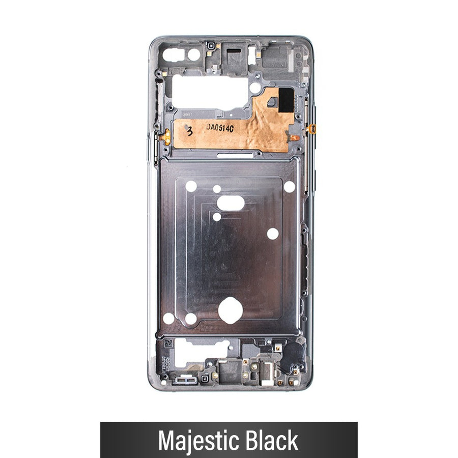 Chassis Mid Frame Cover Replacement Assembly for Samsung Galaxy S10 5G G977B-Majestic Black