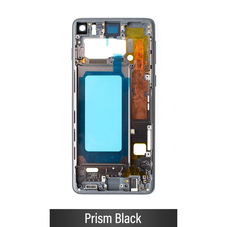 Chassis Mid Frame Cover Replacement Assembly for Samsung Galaxy S10 G973F-Prism Black