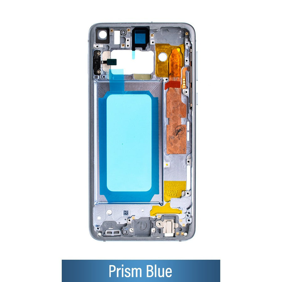 Chassis Mid Frame Cover Replacement Assembly for Samsung Galaxy S10 E G970F-Prism Blue