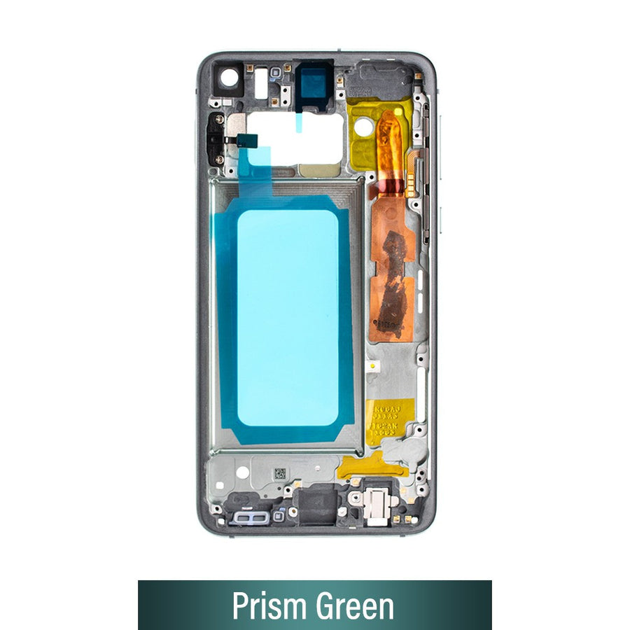 Chassis Mid Frame Cover Replacement Assembly for Samsung Galaxy S10 E G970F-Prism Green