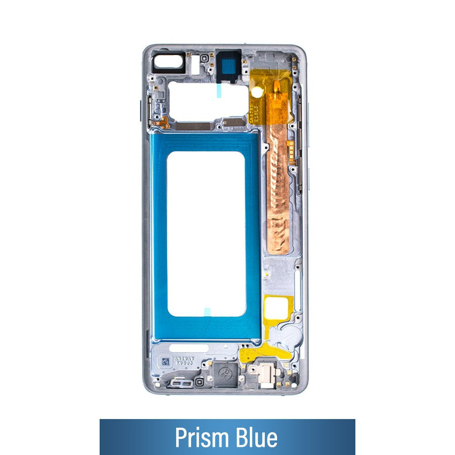 Chassis Mid Frame Cover Replacement Assembly for Samsung Galaxy S10 Plus G975F-Prism Blue