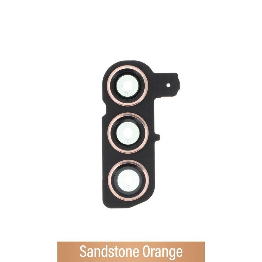 Rear Camera Lens Back Glass Cover for Samsung Galaxy S24 S921B GH98-48856G (Gold)-Sandstone Orange