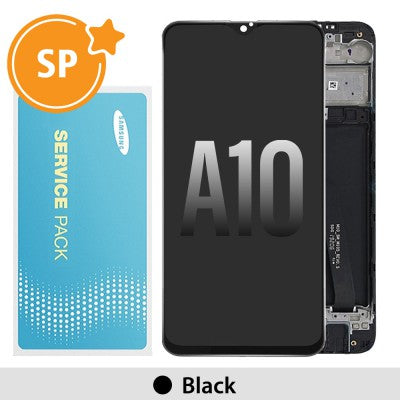 Tecguru-Samsung Galaxy A10 A105F LCD Screen Replacement Digitizer GH82-20227A/20322A (Service Pack)-Black