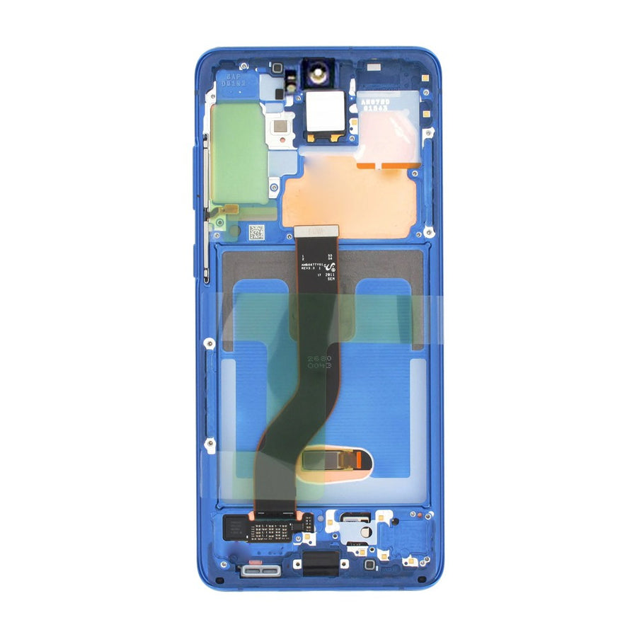 Samsung Galaxy S20 Plus 5G G986 OLED Screen Replacement Digitizer GH82-22134H/GH82-31441H/GH82-31442H (Gold)-Aura Blue