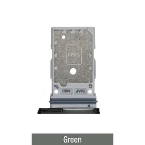 SIM Card Tray for Samsung Galaxy S23 5G (S911B) / S23 Plus 5G (S916B) GH98-47996C (Gold)-Green