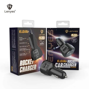 LENYES CA828 BATTERY SAVER MOBIL POWER 6.0A CAR CHARGER ROCKET CA-828 6A