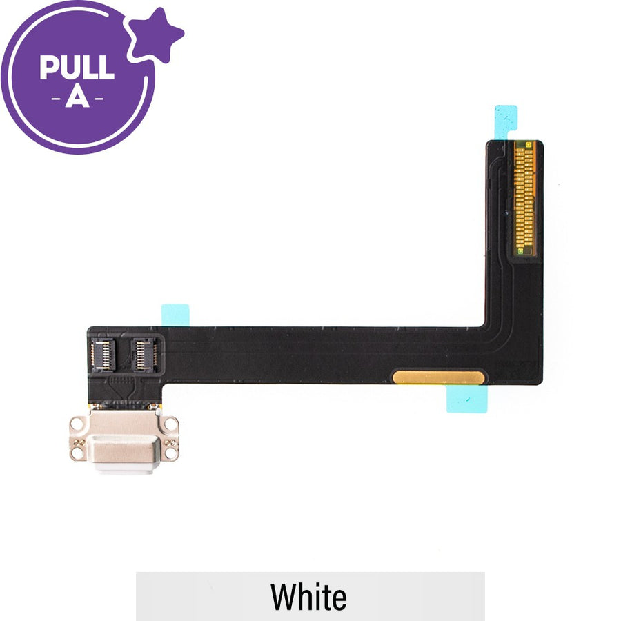 Charging Port with Flex Cable for iPad Air 2 (Purple)-White