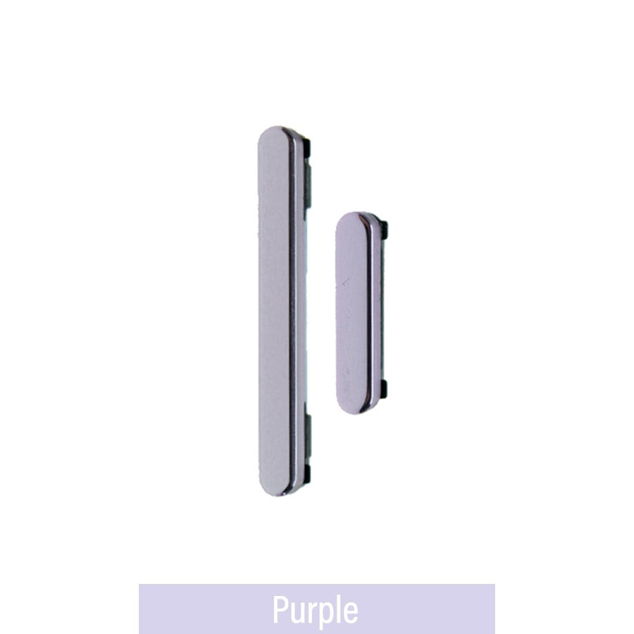 Power Button and Volume Button Side Button for Samsung Galaxy S23 Ultra S918B-Purple