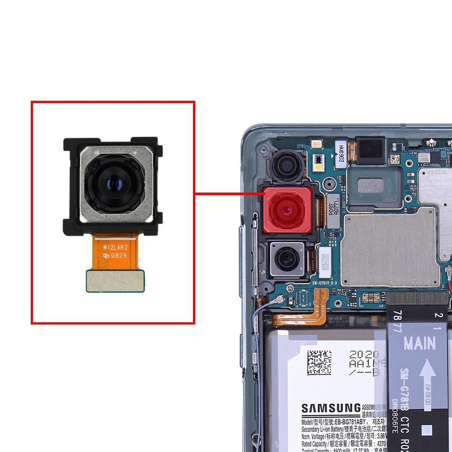 Rear Camera (12MP Wide Angle) for Samsung Galaxy S20 FE 5G G781B (Purple)