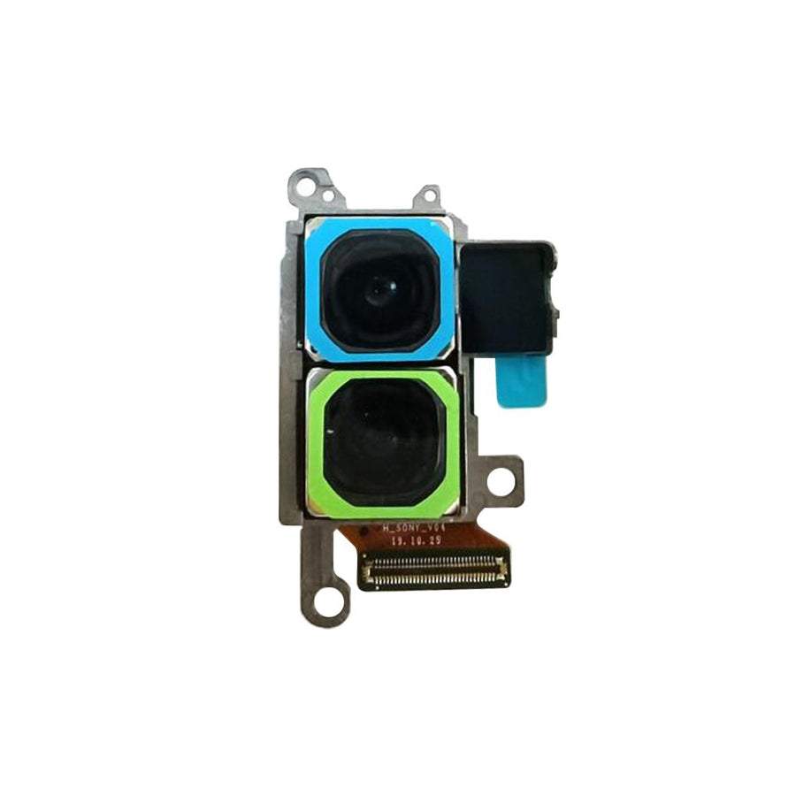 Rear Camera Module (12MP Wide+64MP Telephoto) Compatible for Samsung Galaxy S20 Plus G985 / 5G G986 (Purple)