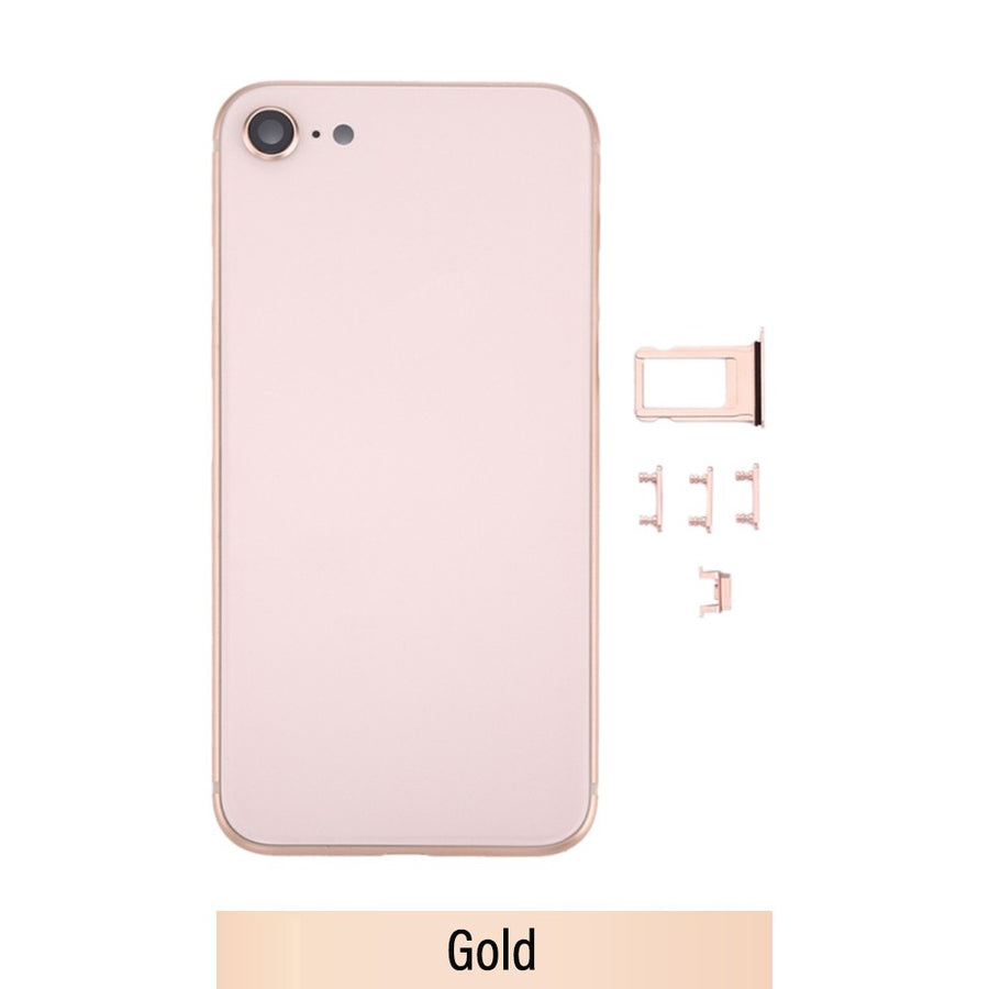 Rear Housing for iPhone 8 (NO LOGO)-Gold