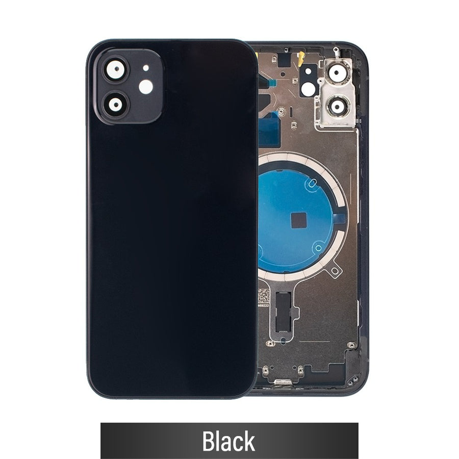 Rear Housing for iPhone 12 (NO LOGO)-Black