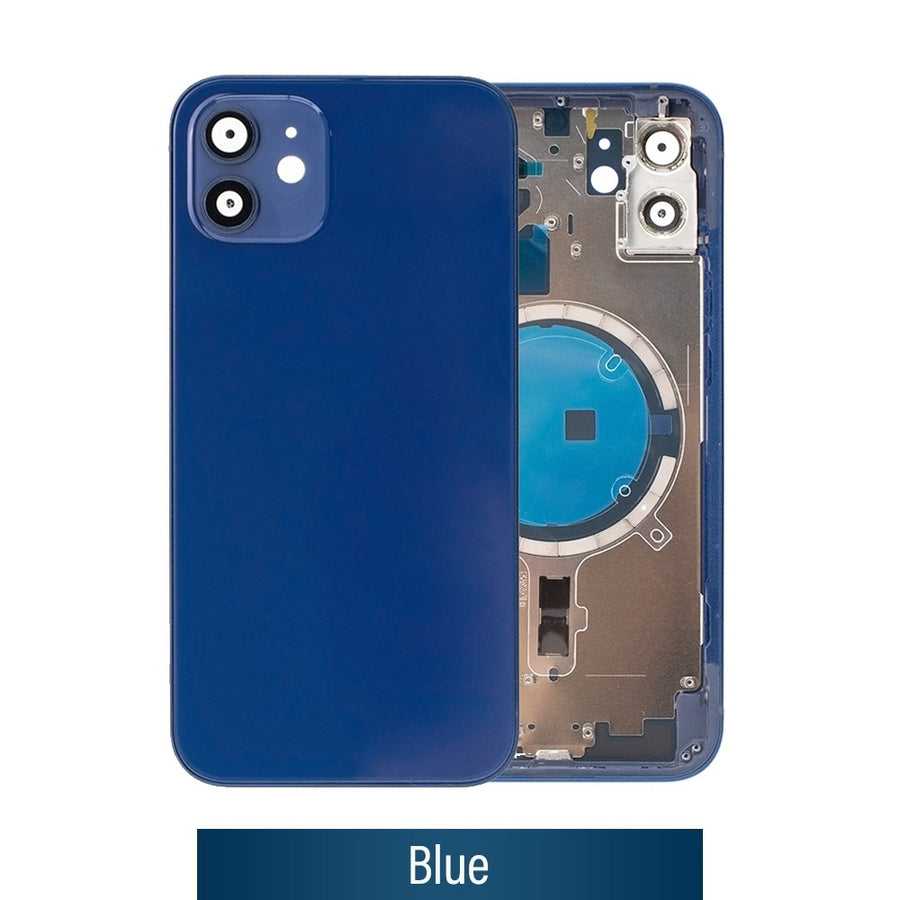 Rear Housing for iPhone 12 (NO LOGO)-Blue