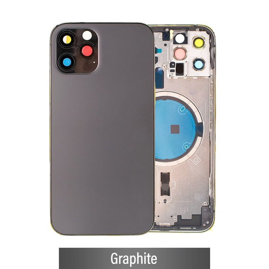 Rear Housing for iPhone 12 Pro (NO LOGO)-Black