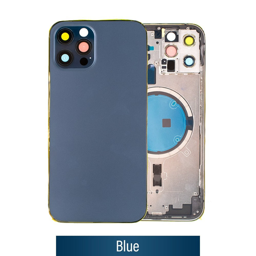 Rear Housing for iPhone 12 Pro (NO LOGO)-Blue