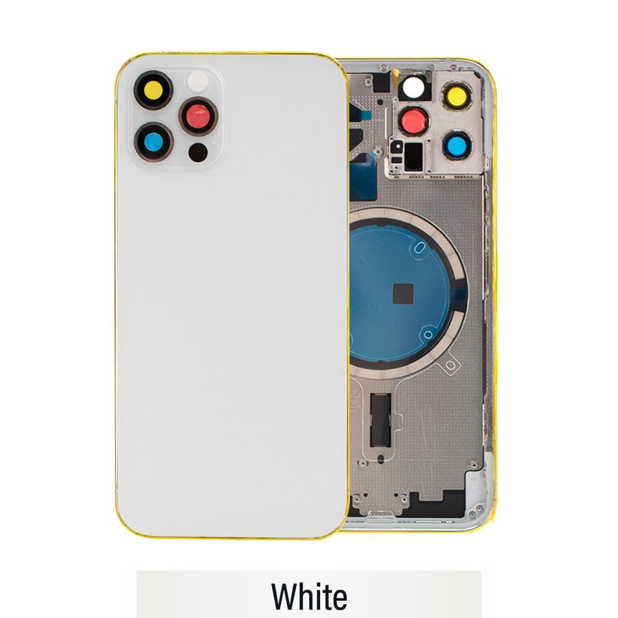 Rear Housing for iPhone 12 Pro (NO LOGO)-White