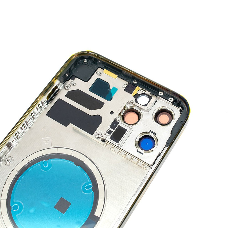 Rear Housing for iPhone 12 Pro Max (NO LOGO)-Blue