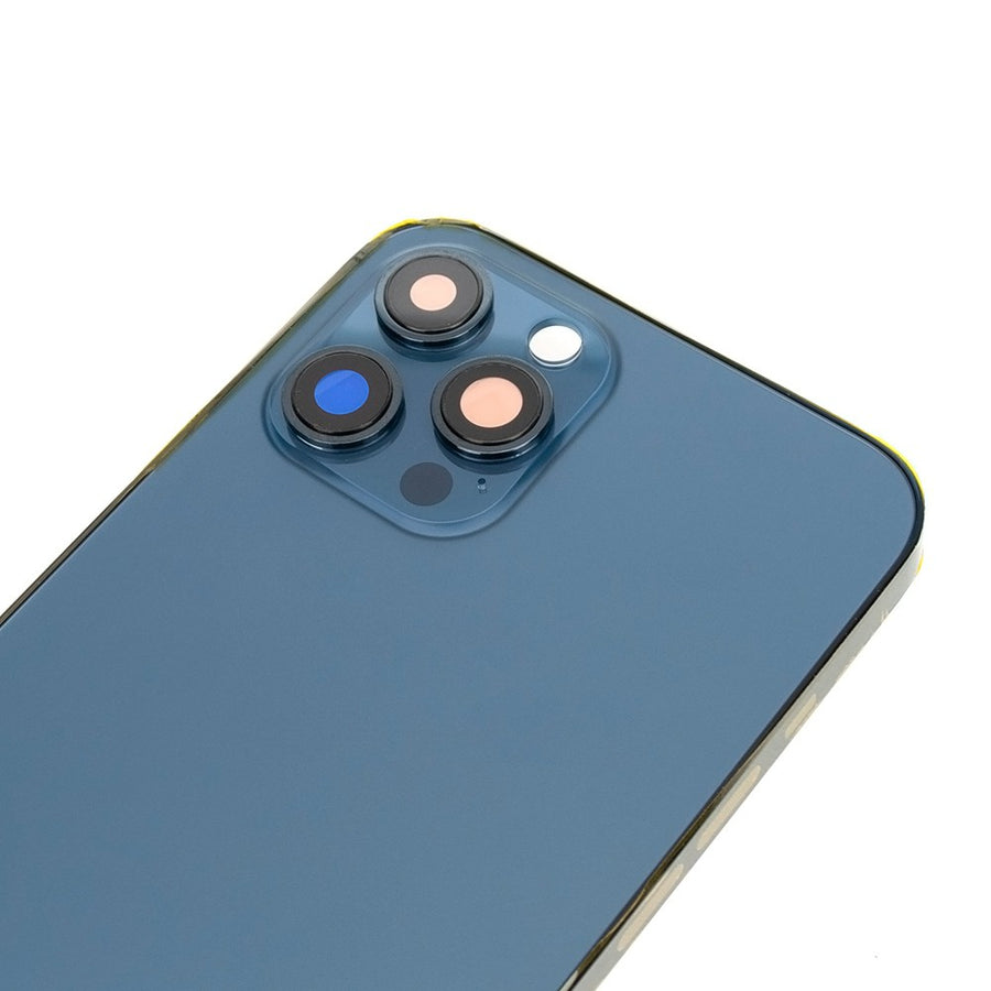 Rear Housing for iPhone 12 Pro Max (NO LOGO)-Blue