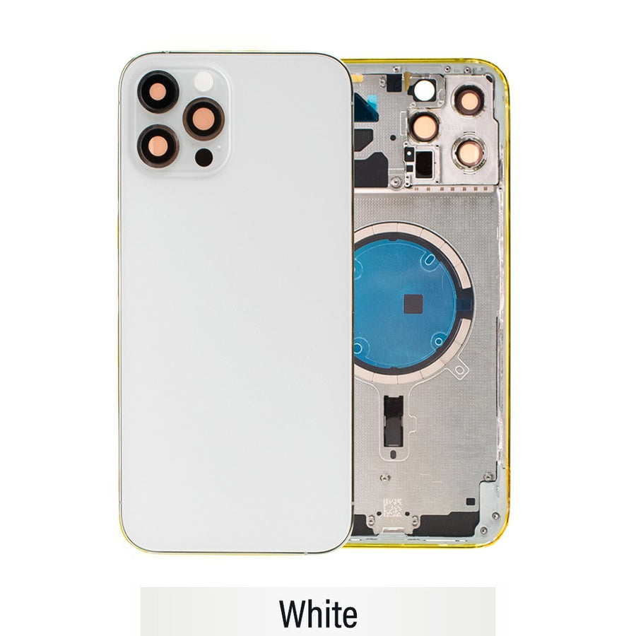 Rear Housing for iPhone 12 Pro Max (NO LOGO)-White