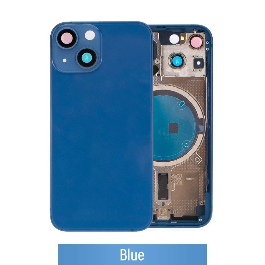 Rear Housing for iPhone 13 mini (NO LOGO)-Blue